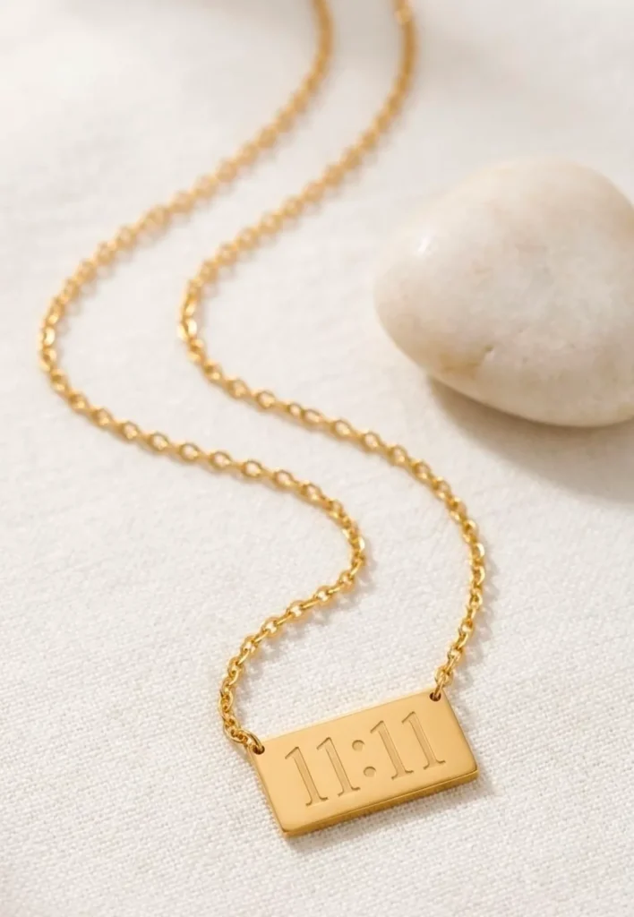 Golden Pendant Necklace